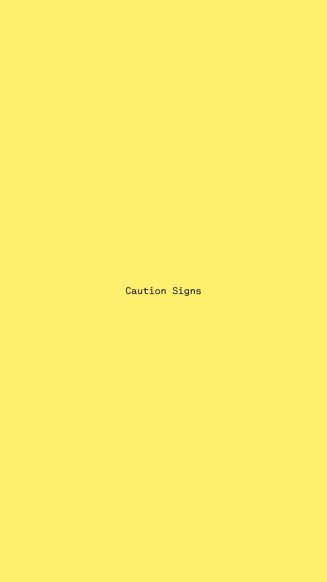Caution Signs page 2