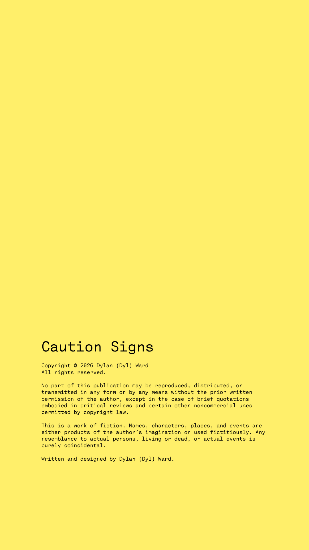 Caution Signs page 45